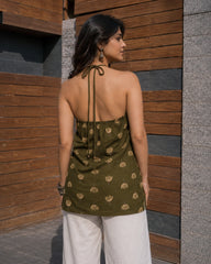 Nira Hand Block Print Cotton Short Kurti