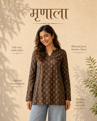 Mrinala Cotton Workwear Kurti