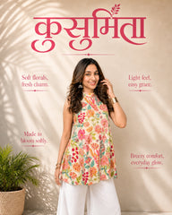 Kusumita Floral Kurti