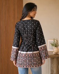 Chitrekha Border Print Kurti