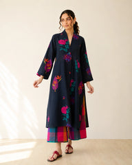 Potpourri Black Premium Cotton Kurti Set for Women