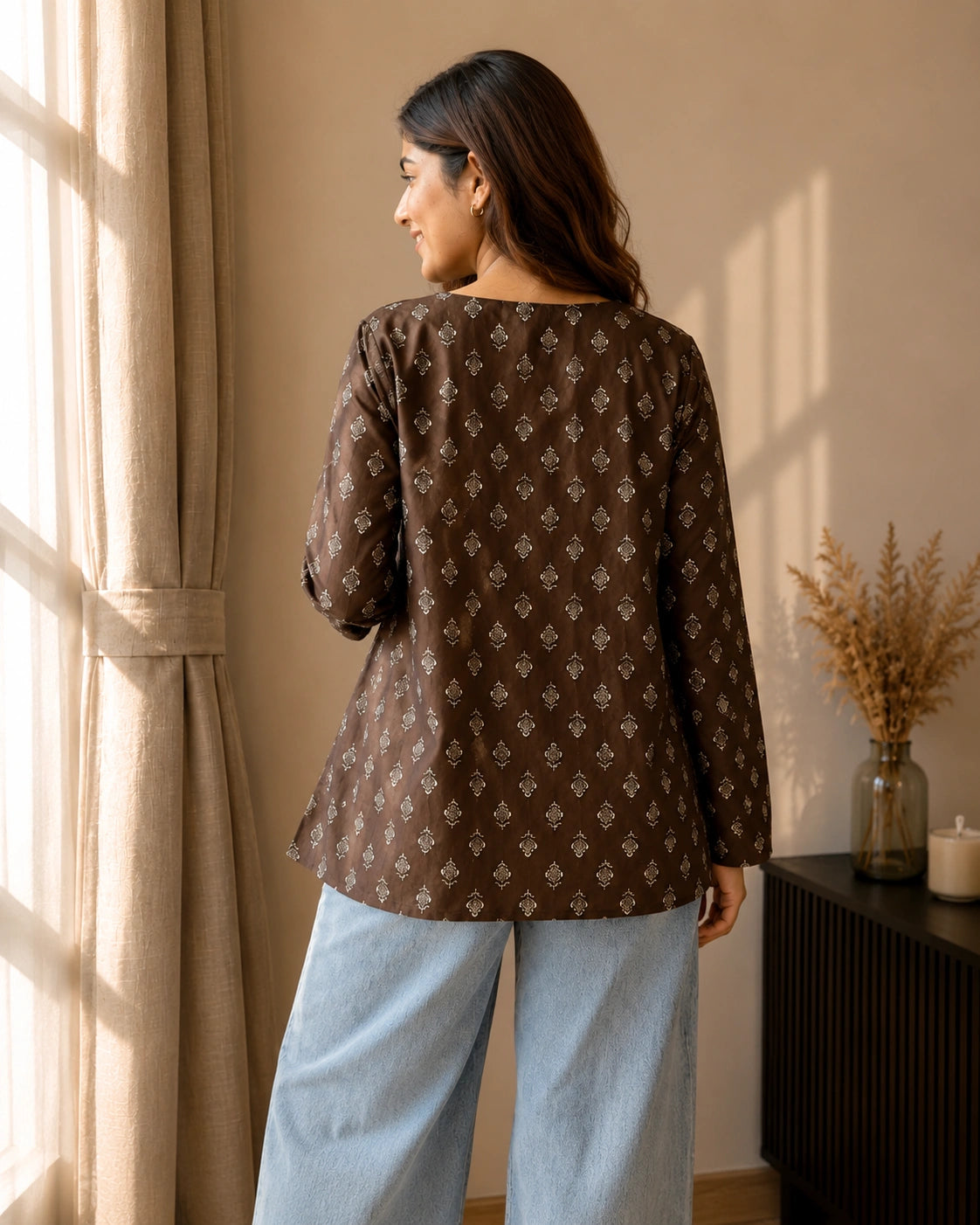 Mrinala Cotton Workwear Kurti