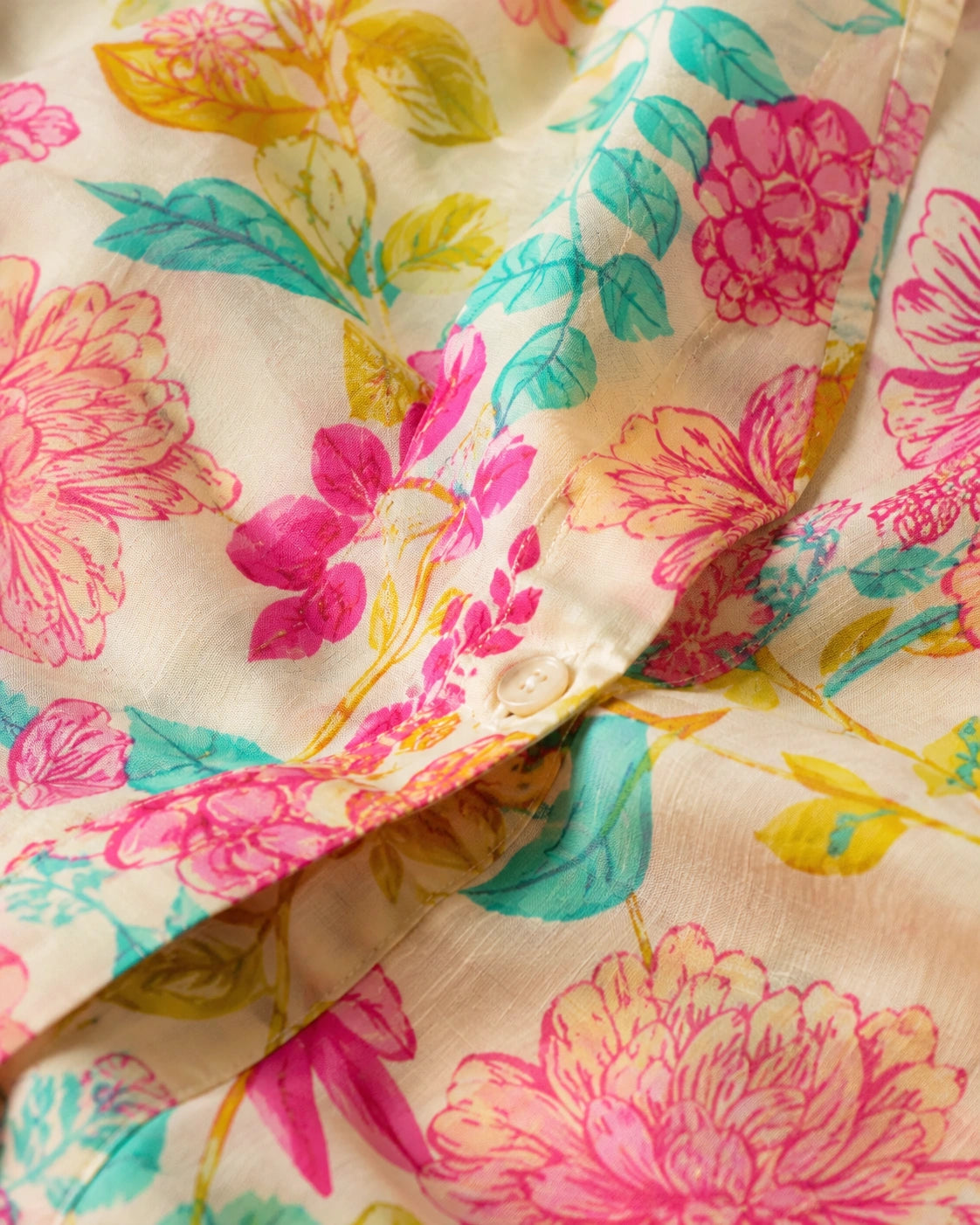 Rasmayi Floral Mulmul Cotton Kurti