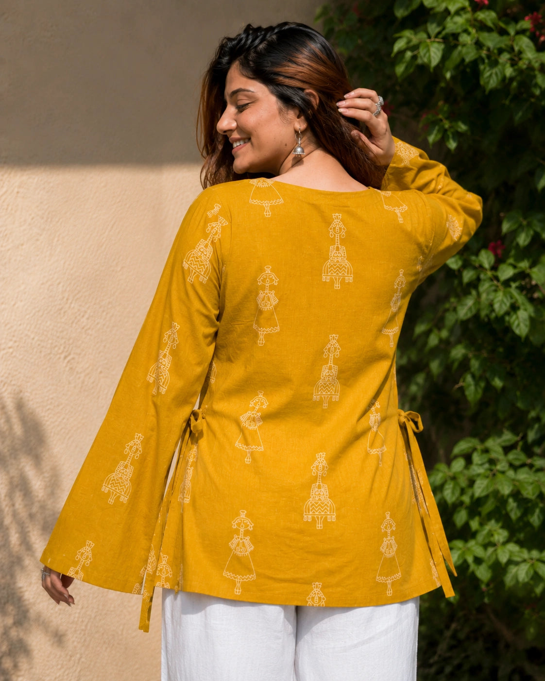 Savara Folk Print Pure Cotton Kurti
