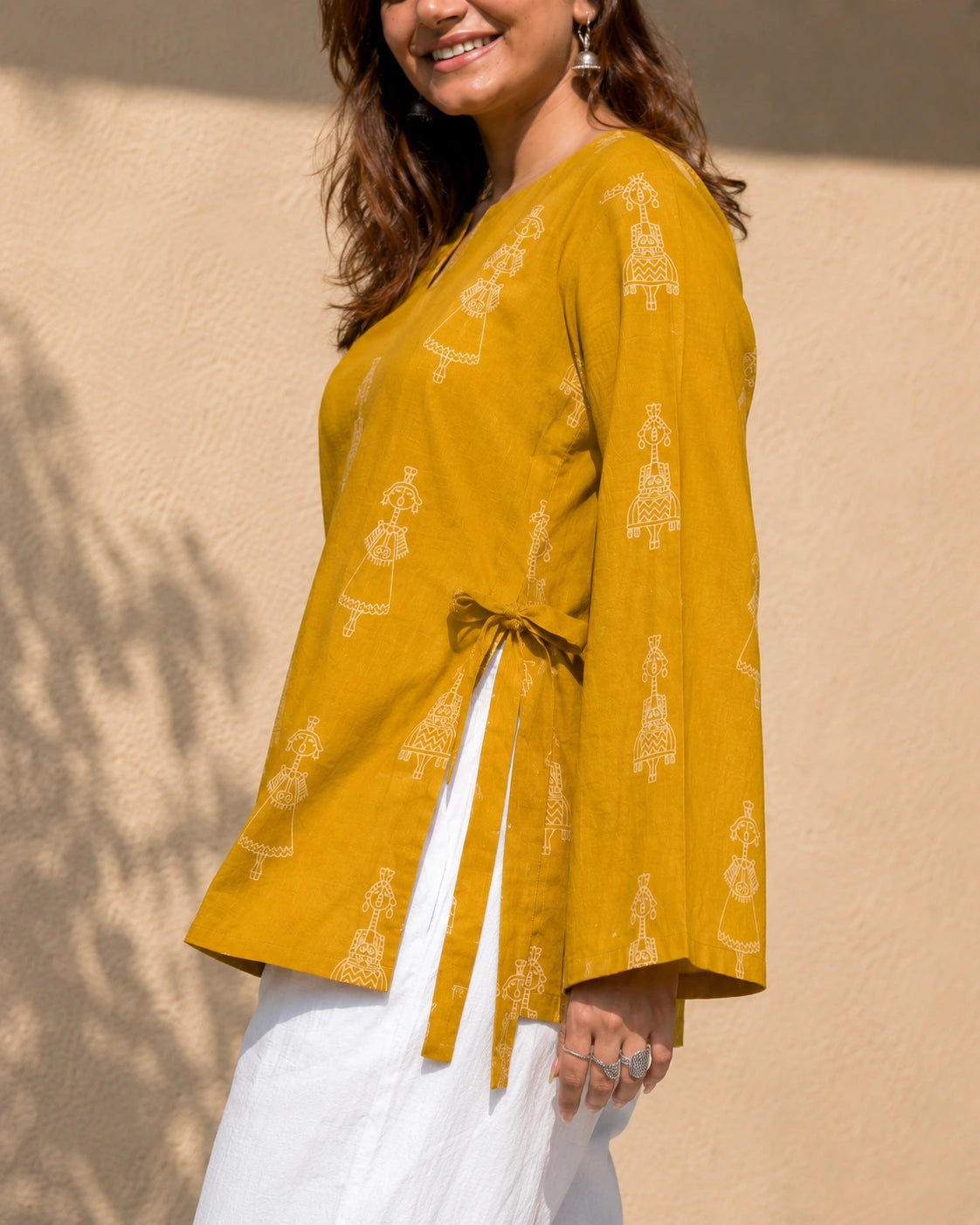 Savara Folk Print Pure Cotton Kurti